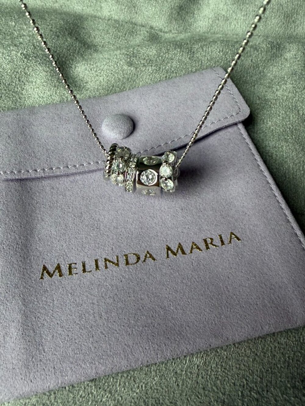 Melinda Maria Ashley Venice Necklace in Silver - NWT - Picture 5 of 8